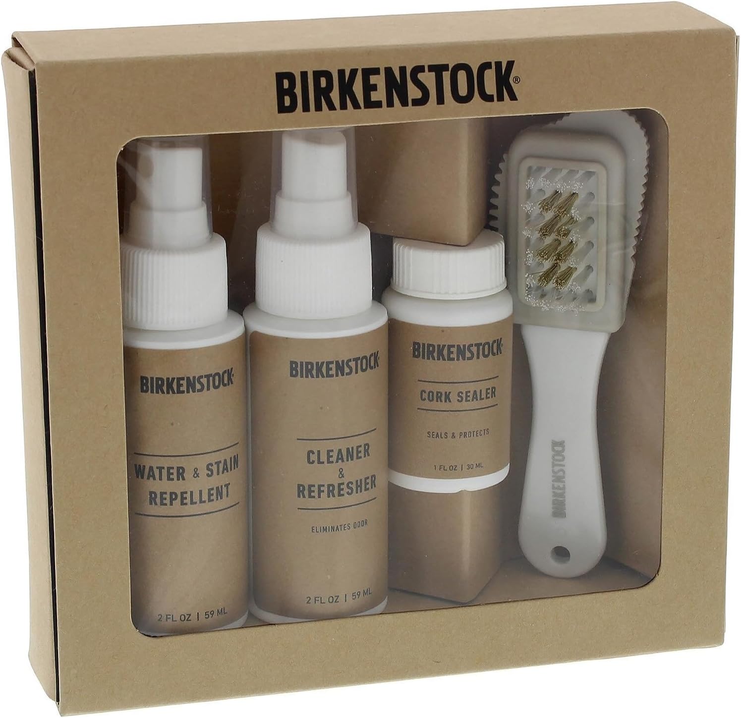 Brand presentation, included components, and overall product identity.