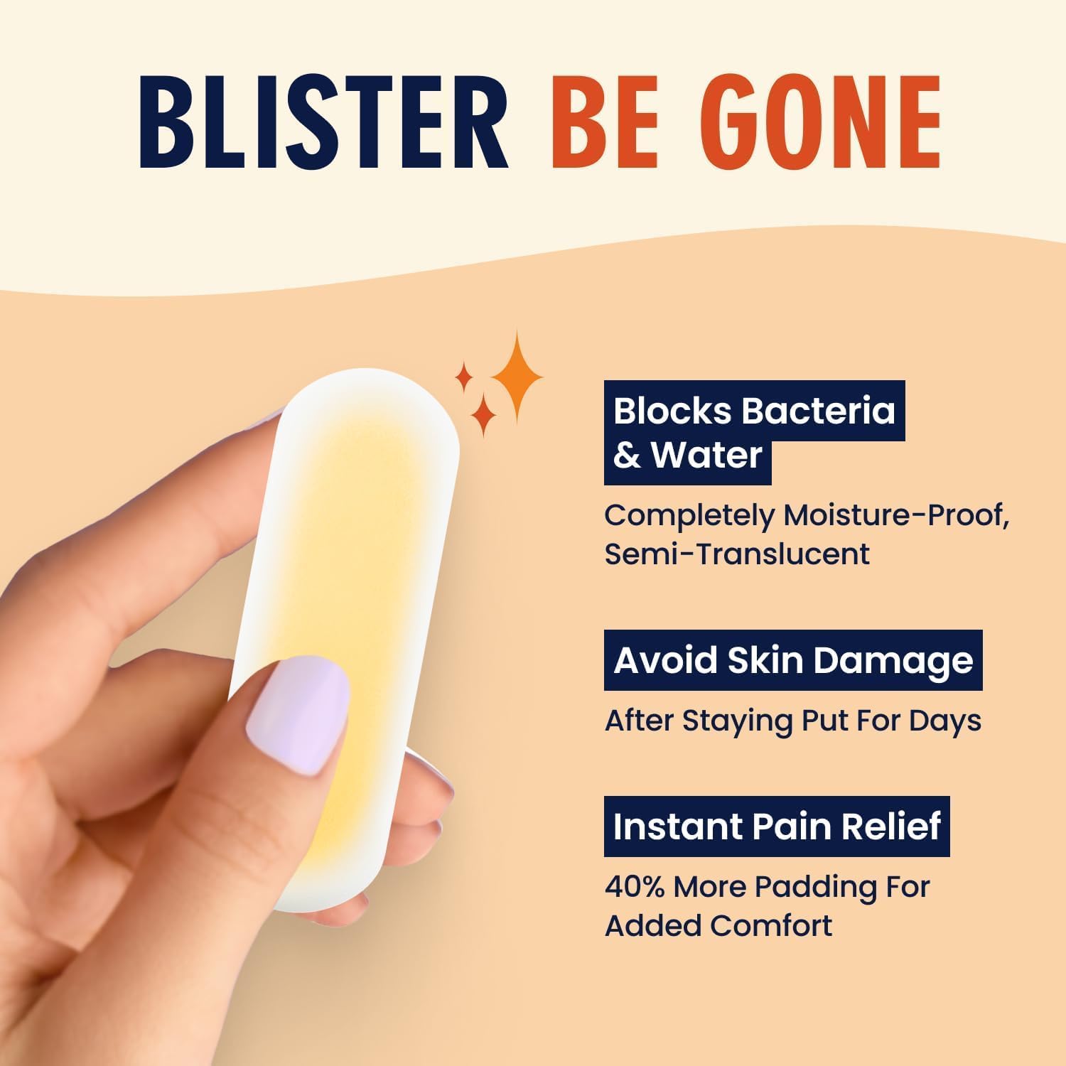 Dr. Frederick's Original Better Blister Bandages For Feet, Spot Pack, 10 Ct