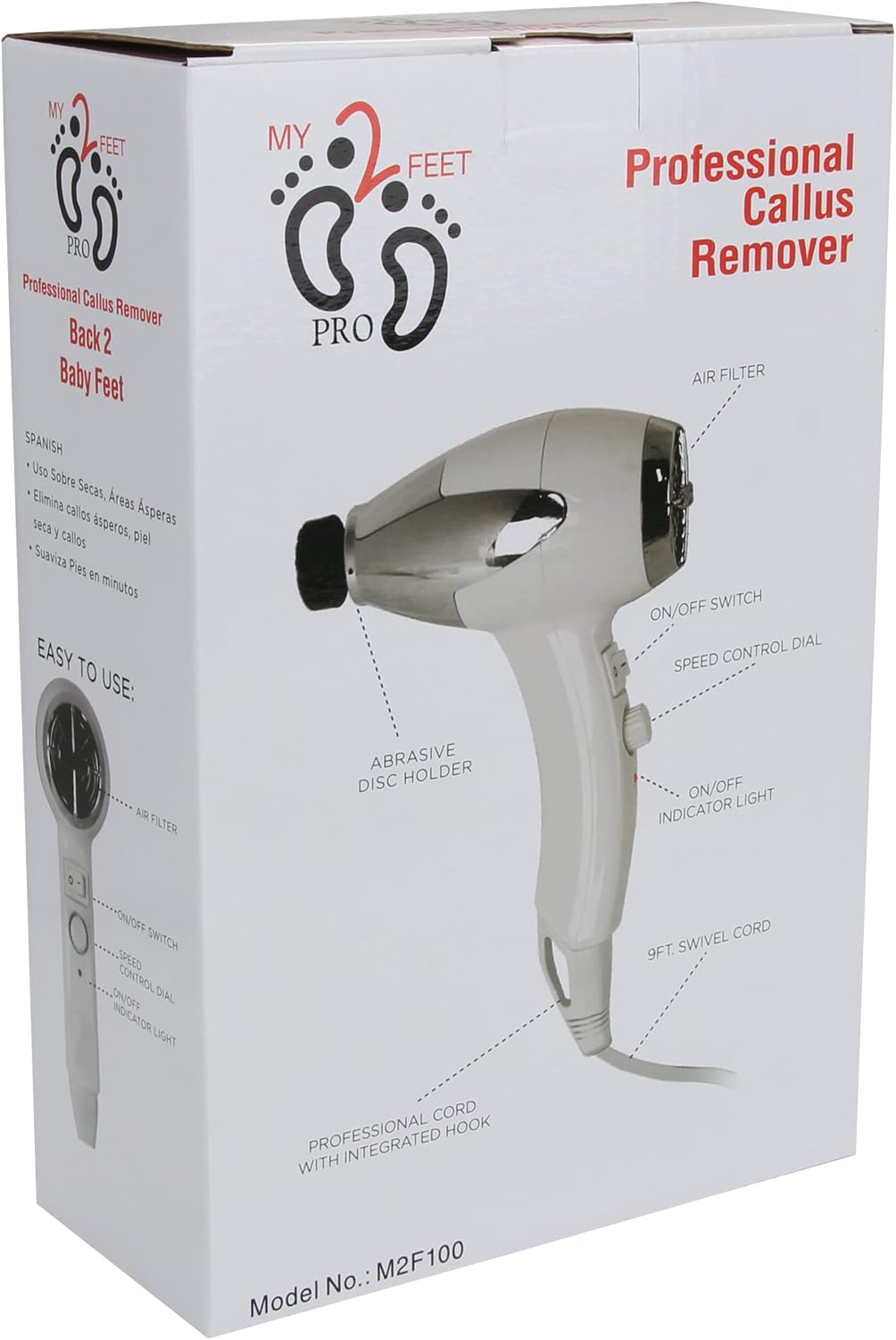 Draws attention to the working end of the remover or a key control element relevant to performance.