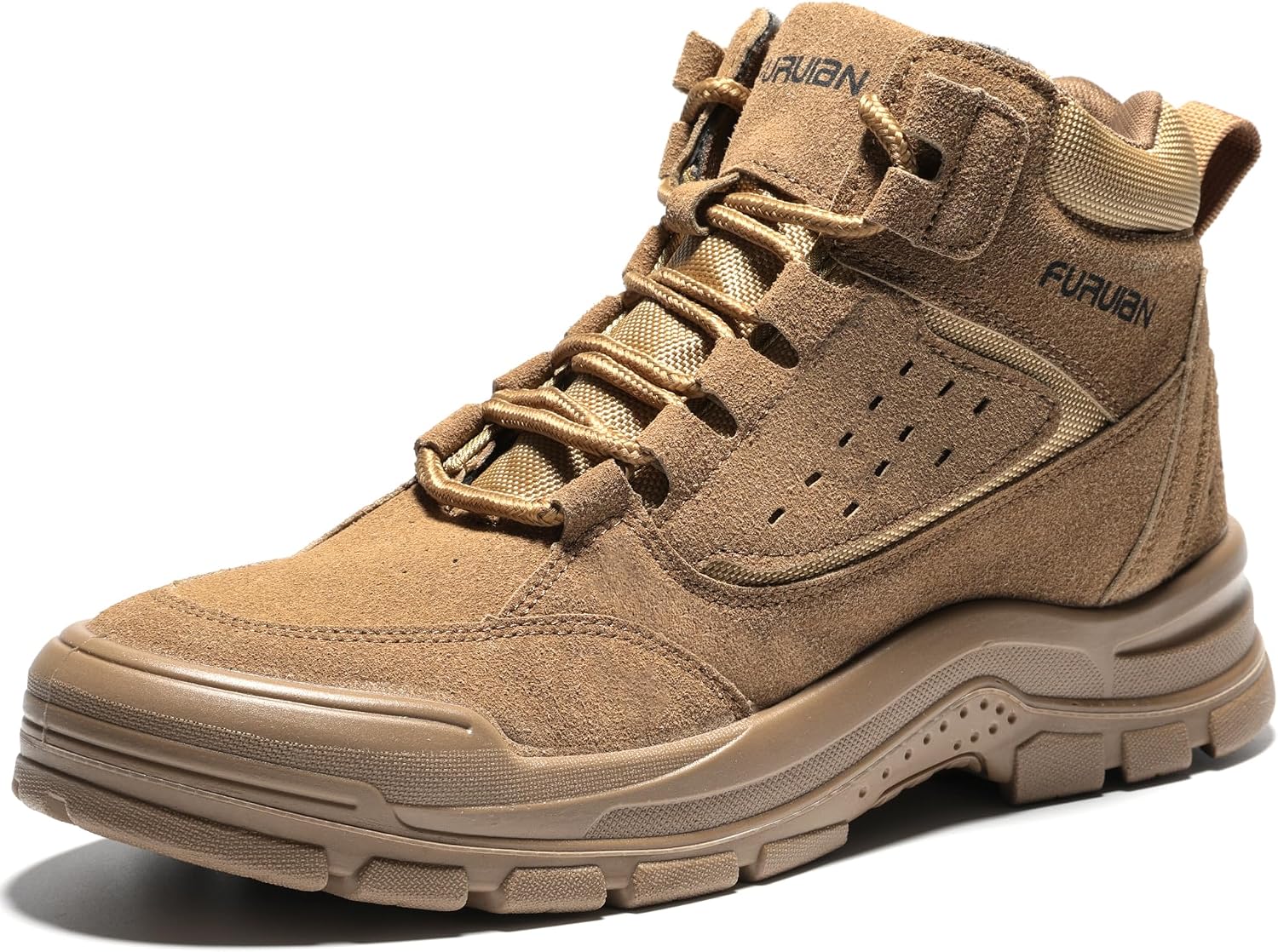Best for showing the boot’s core design, ankle height, and first-impression styling.
