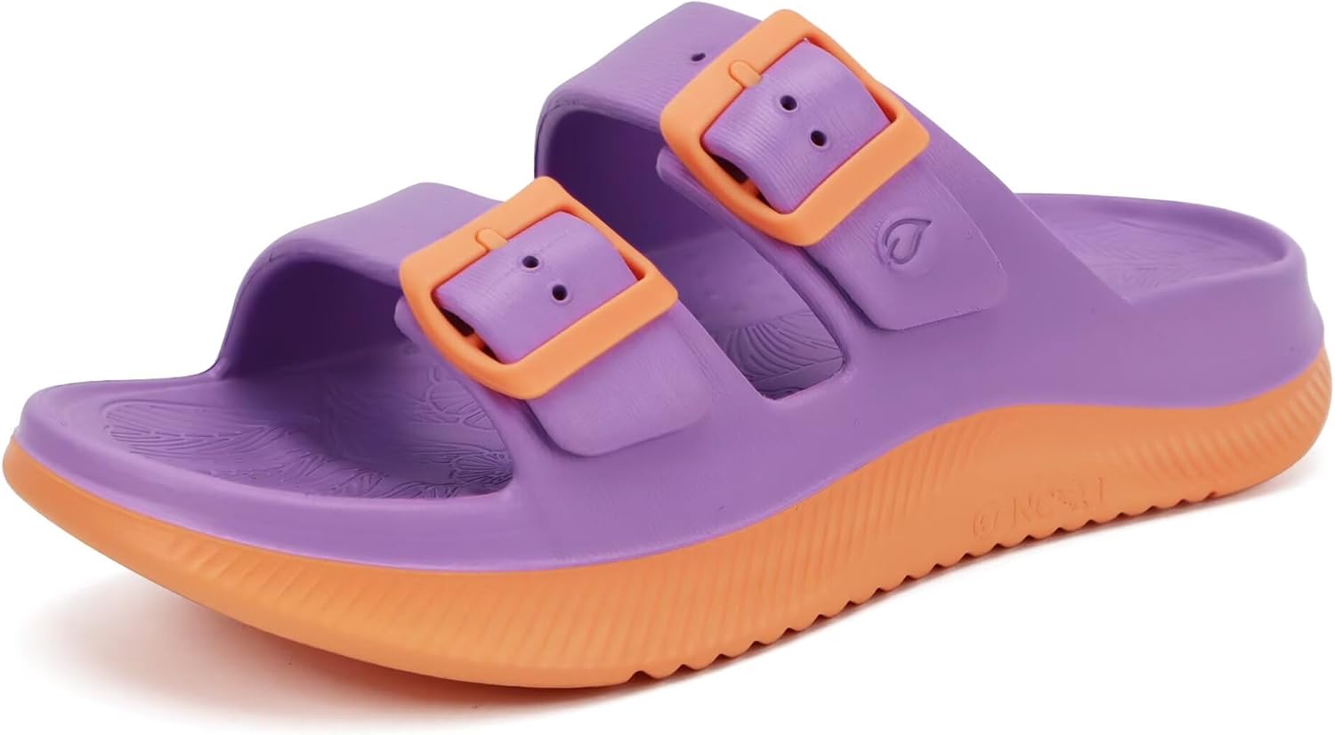 Oncai Womens Recovery Sandals With Arch Support Plantar Fasciitis Orthotic Adjustable Buckle Open Toe Thick Cushion Outdoor Girls Sport Slides Athletic Summer Comfortable Rubber Soles Size Us 6-11