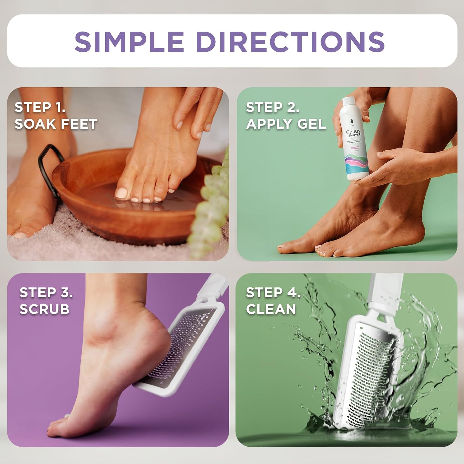 Supports key claims and helps compare the kit’s role versus using a basic foot file alone.
